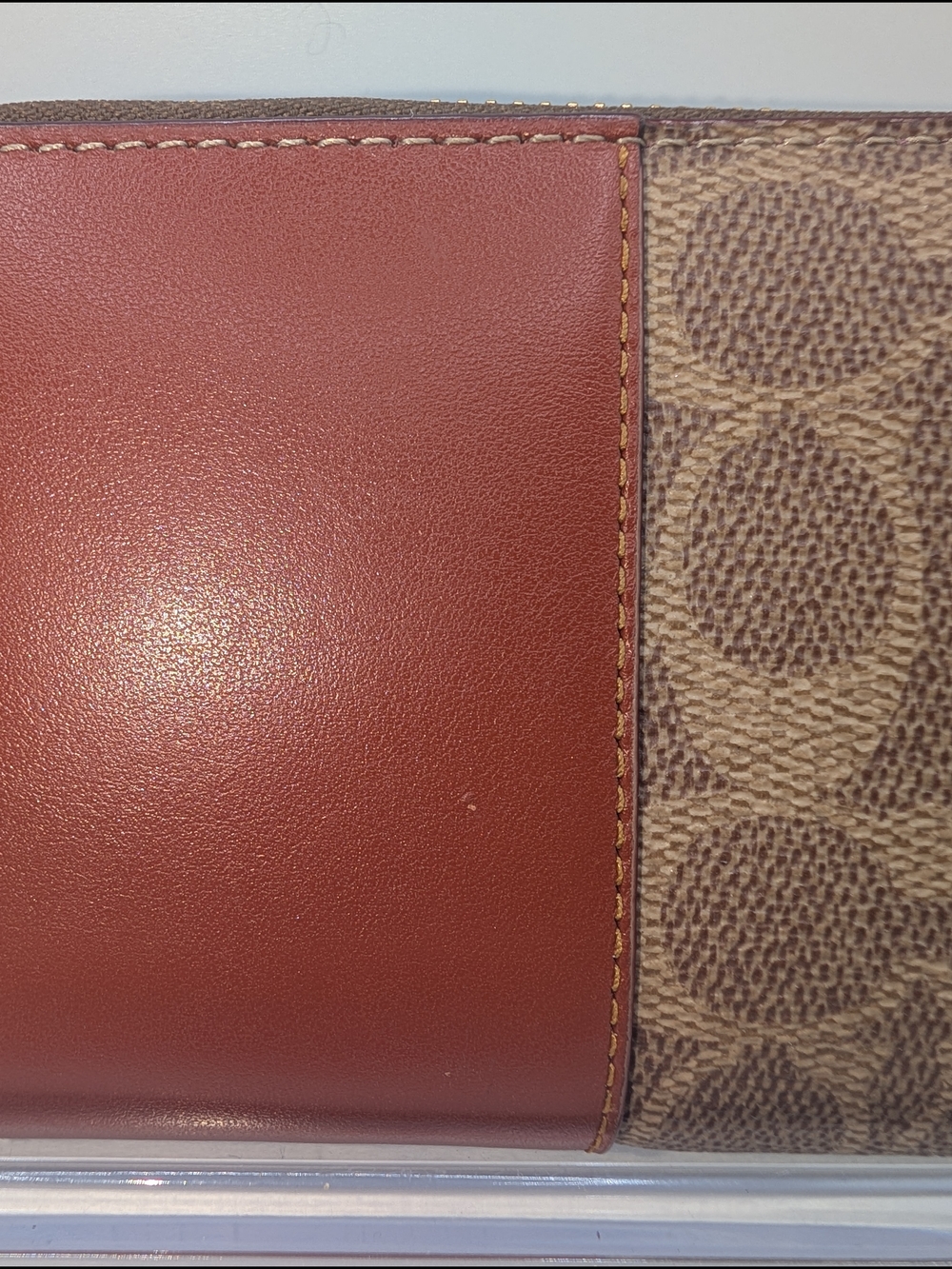 Coach Signature Accordion Wallet - Picture 7 of 7